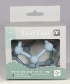 Label Label - Bijtspeelgoed Bal - Silicone - Bijtringen - Groen -grijp-bijtspeelgoed Verkoop 550x550 237