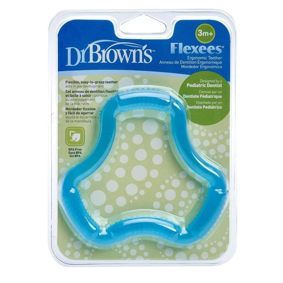 Dr. Brown's Bijtring - Flexees Blauw 5 Dr. Brown's Bijtring - Flexees Blauw - Afbeelding 5