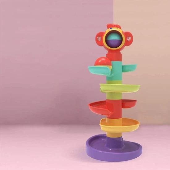 Ballentoren - Zinaps 5 Layer Ball Drop And Roll Swirling Tower Voor Baby En Peuter Development Educational Toy | Stack Drop Go Ramp Toy Set Gift Choice Activity Center Voor 1-3 Jaar- (WK 02127) 5 Ballentoren - Zinaps 5 Layer Ball Drop And Roll Swirling Tower Voor Baby En Peuter Development Educational Toy | Stack Drop Go Ramp Toy Set Gift Choice Activity Center Voor 1-3 Jaar- (WK 02127) - Afbeelding 5