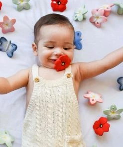 Oli & Carol Oli&Carol Bijtspeeltje Chewy To Go - Poppy Klaproos -grijp-bijtspeelgoed Verkoop 550x550 331