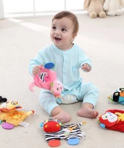 Jollybaby Rammelaar/ Speelgoed/ Speeltjes/ Schoencadeautjes Sinterklaas/ Sinterklaas/ Kerstcadeau/sinterklaas Cadeautjes Voor Kinderen/Cartoon Pluche Dier Rammelaar Bel Wandelwagen Baby Winkelwagen Opknoping Windgong Muzikale Hand Shaker Speelgoed / Roze Kat -grijp-bijtspeelgoed Verkoop 550x550 349