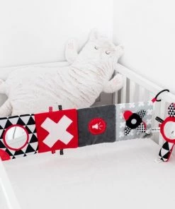 Canpol Babies Sensory Trillende Speeltje Met Een Pieper En Een Spiegelmet 0m+ Rood -grijp-bijtspeelgoed Verkoop 550x550 369