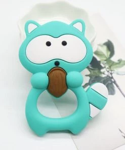 Bijtketting-winkel Eekhoorn Bijtring - Turqoise