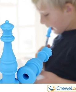 Pennendop Potlooddop Kauwdop Bijtdop | Schaakstuk | 2 Kleuren | Groen | Chewel ® -grijp-bijtspeelgoed Verkoop 550x550 381
