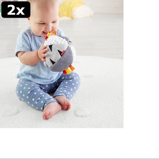 2x Fisher-Price Nijlpaardbal - Grijpspeelgoed 9 2x Fisher-Price Nijlpaardbal - Grijpspeelgoed - Afbeelding 9
