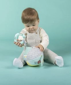 Eurekakids Baby Bal Stof - Stoffen Bal Met Activiteiten - Jungle - Met Bijtring -grijp-bijtspeelgoed Verkoop 550x550 77