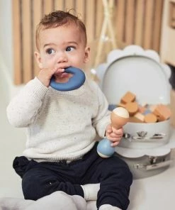 Jollein Bijtring Rubber Moon - Jeans Blue -grijp-bijtspeelgoed Verkoop 550x550 83