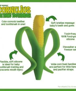 Baby Banana - Babytandenborstel/bijtspeeltje Cornelius - Baby Tandenborstel - Bij Doorkomende Tandjes - Tandvlees Massage - Babytandenborstel - Peuter Tandenborstel -grijp-bijtspeelgoed Verkoop 550x550 92
