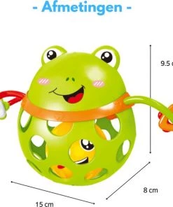 Merkloos CE Keurmerk Baby Rammelaar - Oball - Baby Bal - Bal Rammelaar - Dieren Rammelaar - Speelgoed Rammelaar - Ontwikkeling En Educatief Speelgoed - Speelgoed 3 Jaar - Dieren Speelgoed Kinderen | Turqoise/Wit -grijp-bijtspeelgoed Verkoop 550x551 7