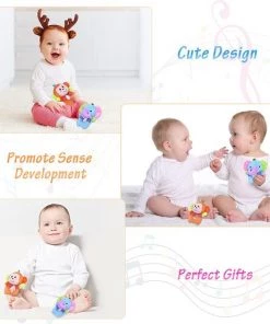 Happy Monkey Rammelaar/ Speelgoed/ Speeltjes/ Kerstcadeau Voor Baby/sinterklaas/ Baby Speelgoed/Cartoon Pluche Dier Rammelaar Bel Wandelwagen Baby Winkelwagen Opknoping Windgong Muzikale Hand Shaker Speelgoed / Aap -grijp-bijtspeelgoed Verkoop 550x554 5