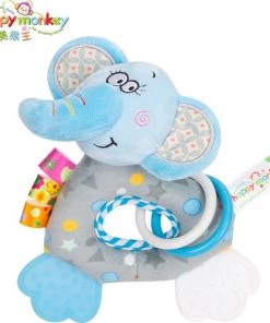 Happy Monkey Bijtspeelgoed/ Rammelaar/ Baby Speelgoed/ Baby Bijtring/ Baby Rammelaar/schoencadeautjes Sinterklaas/ Grijp Speelgoed/ Sinterklaas/ Kertcadeau/ Olifant -grijp-bijtspeelgoed Verkoop 550x558 5