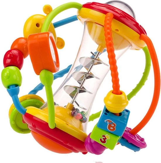 Ariko XL Baby Rammelaar - Ontwikkelingsspeelgoed - Multifunctioneel - Kleurrijk - Educatief 1 Ariko XL Baby Rammelaar - Ontwikkelingsspeelgoed - Multifunctioneel - Kleurrijk - Educatief