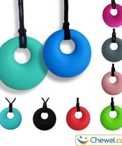 Ronde Bijtketting Kauwketting | Rond | Cirkel | Round | Turquoise | Chewel ® -grijp-bijtspeelgoed Verkoop 550x560 6