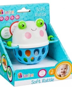Merk Onbekend Zachte Rammelaar Kikker Met Balletje - Vanaf 3 Maanden - Babyspeelgoed