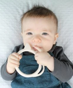 Lanco Toys Lanco Rubberen Bijtring - Coco De Kat - Geel -grijp-bijtspeelgoed Verkoop 550x564 3