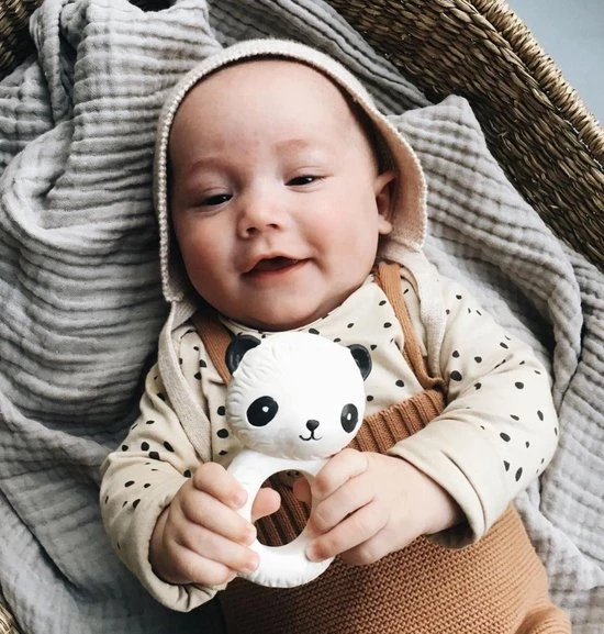 Bijtring: Panda | A Little Lovely Company 3 Bijtring: Panda | A Little Lovely Company - Afbeelding 3