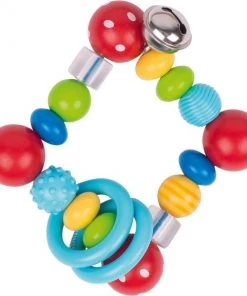 Heimess Bijtring Rode Parel Plastic Met Elastiek