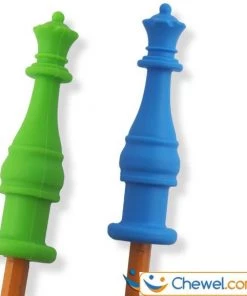 Pennendop Potlooddop Kauwdop Bijtdop | Schaakstuk | 2 Kleuren | Groen | Chewel ® -grijp-bijtspeelgoed Verkoop 550x578 4