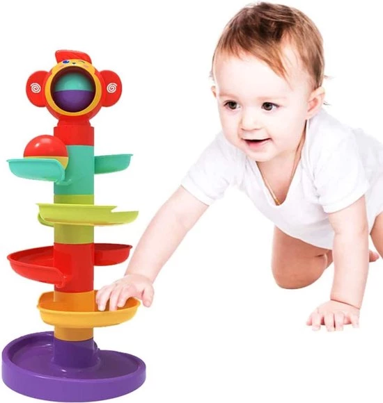 Ballentoren - Zinaps 5 Layer Ball Drop And Roll Swirling Tower Voor Baby En Peuter Development Educational Toy | Stack Drop Go Ramp Toy Set Gift Choice Activity Center Voor 1-3 Jaar- (WK 02127) 1 Ballentoren - Zinaps 5 Layer Ball Drop And Roll Swirling Tower Voor Baby En Peuter Development Educational Toy | Stack Drop Go Ramp Toy Set Gift Choice Activity Center Voor 1-3 Jaar- (WK 02127)