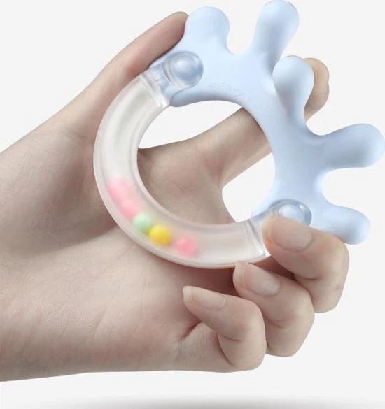 Goryeo Baby Bijtring + Bijtspeelgoed 9 Delig - Babyspeeltje & Zachte Maracas Rammelaar In Geschenkdoos - Met Cadeau Doos - Roze Konijn 11 Goryeo Baby Bijtring + Bijtspeelgoed 9 Delig - Babyspeeltje & Zachte Maracas Rammelaar In Geschenkdoos - Met Cadeau Doos - Roze Konijn - Afbeelding 11