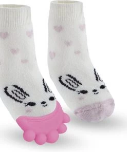 Baby Jem Bijtsokjes Babyjem 6-12mnd Girls Pink