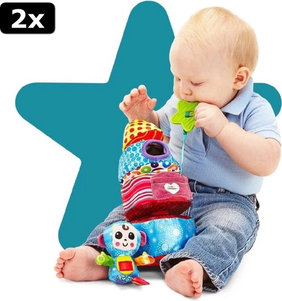 2x Lamaze Stapel Ruimteraket 1 2x Lamaze Stapel Ruimteraket