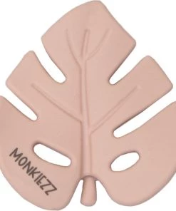 MONKIEZZ® Bijtring Leaf | Blush | Baby | Bijtringen | Baby Speelgoed | Baby Producten | Spelen