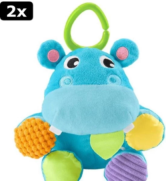 2x Fisher-Price Nijlpaardbal - Grijpspeelgoed 11 2x Fisher-Price Nijlpaardbal - Grijpspeelgoed - Afbeelding 11