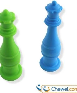 Pennendop Potlooddop Kauwdop Bijtdop | Schaakstuk | 2 Kleuren | Groen | Chewel ® -grijp-bijtspeelgoed Verkoop 550x600 3