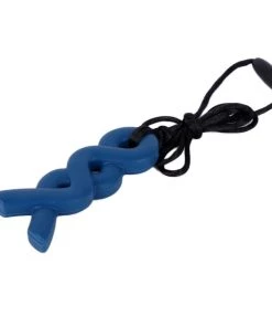 Bibbi4you.nl Fantasie Bijtsteen Kauw Sieraden Bijt Ring Bijt Steen Ketting Voor Moeder En Kind Kauwsieraden Blauw Autisme ADHD