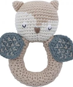 Sebra Gehaakte Rammelaar Blinky Uil