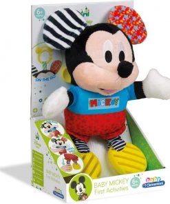 Clementoni - Baby Mickey Pluchen Knuffel -grijp-bijtspeelgoed Verkoop 550x627 4