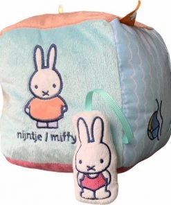 Nijntje Speelgoed Kubus Met Rammelaar - Roze - Zee