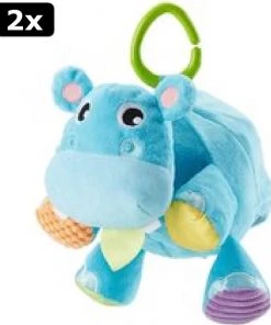 2x Fisher-Price Nijlpaardbal - Grijpspeelgoed