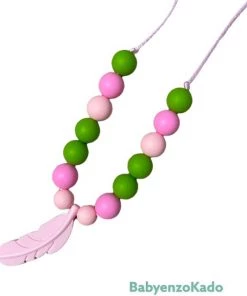 BabyenzoKado CANDY Siliconen Kauwketting / Voedingsketting / Mamaketting