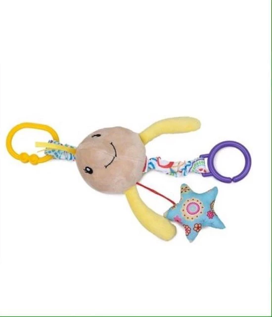 BBSky Kinderwagen Rammelaar/ Speelgoed/ Speeltjes/ Cartoon Pluche Dier Rammelaar Bel Wandelwagen Baby Winkelwagen Opknoping Windgong Muzikale Hand Shaker Speelgoed / Schildpad 4 BBSky Kinderwagen Rammelaar/ Speelgoed/ Speeltjes/ Cartoon Pluche Dier Rammelaar Bel Wandelwagen Baby Winkelwagen Opknoping Windgong Muzikale Hand Shaker Speelgoed / Schildpad - Afbeelding 4