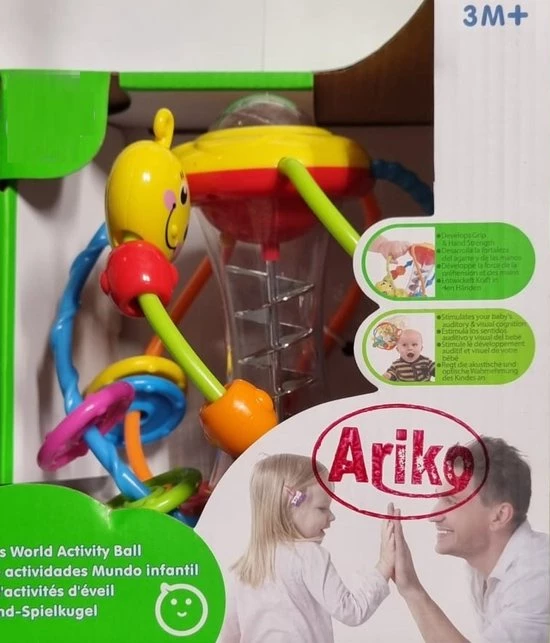 Ariko XL Baby Rammelaar - Ontwikkelingsspeelgoed - Multifunctioneel - Kleurrijk - Educatief 3 Ariko XL Baby Rammelaar - Ontwikkelingsspeelgoed - Multifunctioneel - Kleurrijk - Educatief - Afbeelding 3