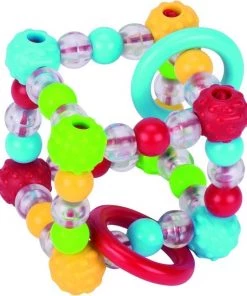 Heimess Bijtring Dobbelsteen Plastic Met Elastiek