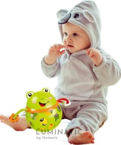 Baby Rammelaar - Oball - Baby Bal - Bal Rammelaar - Dieren Rammelaar - Speelgoed Rammelaar - Ontwikkeling En Educatief Speelgoed - Speelgoed 3 Jaar - Dieren Speelgoed Kinderen | Luminatic® | Groen -grijp-bijtspeelgoed Verkoop 550x645 7
