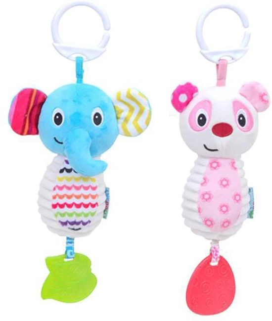 BBSky Kinderwagen Rammelaar/ Speelgoed/ Speeltjes/ Kerstcadeau Voor Baby/Cartoon Pluche Dier Rammelaar Bel Wandelwagen Baby Winkelwagen Opknoping Windgong Muzikale Hand Shaker Speelgoed / Beer 2 BBSky Kinderwagen Rammelaar/ Speelgoed/ Speeltjes/ Kerstcadeau Voor Baby/Cartoon Pluche Dier Rammelaar Bel Wandelwagen Baby Winkelwagen Opknoping Windgong Muzikale Hand Shaker Speelgoed / Beer - Afbeelding 2