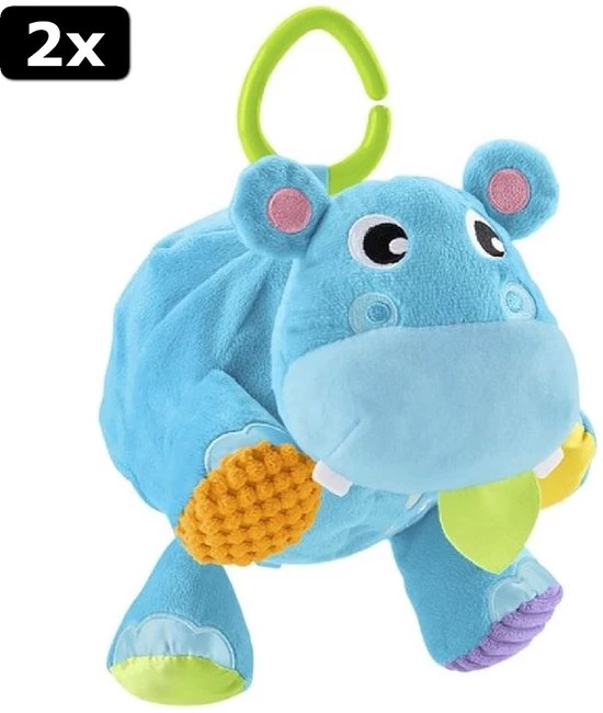 2x Fisher-Price Nijlpaardbal - Grijpspeelgoed 12 2x Fisher-Price Nijlpaardbal - Grijpspeelgoed - Afbeelding 12