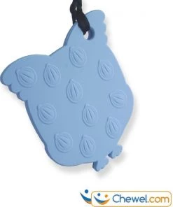 Bijtketting | Uil | 3 Kleuren | Blauw | Chewel ® -grijp-bijtspeelgoed Verkoop 550x656 5
