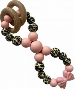 BabyenzoKado Bijtring Twist Roze Strikje