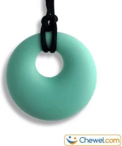 Ronde Bijtketting Kauwketting | Rond | Cirkel | Round | Turquoise | Chewel ® -grijp-bijtspeelgoed Verkoop 550x659 6