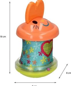 Playskool Wiebelkonijn Voor Babys Vanaf 3 Maanden 15x8x18cm - Oranje | Babyspeelgoed | Motorische Ontwikkeling | Baby Motoriek