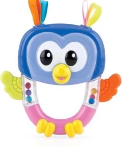 Nûby Nuby Bijtring Rammelaar Junior 14,4 X 10,6 Cm Siliconen Blauw - Uiltje