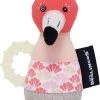 Les Deglingos Rammelaar Flamingo Roze 18 Cm