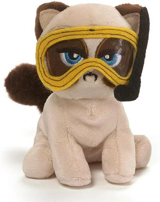 Gund Grumpy Cat Knuffel Met Snorkel 13cm 2 Gund Grumpy Cat Knuffel Met Snorkel 13cm - Afbeelding 2