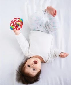 OgoBolli Rode Rammelaar | 10 Cm | Speelgoed Voor Baby -grijp-bijtspeelgoed Verkoop 550x703