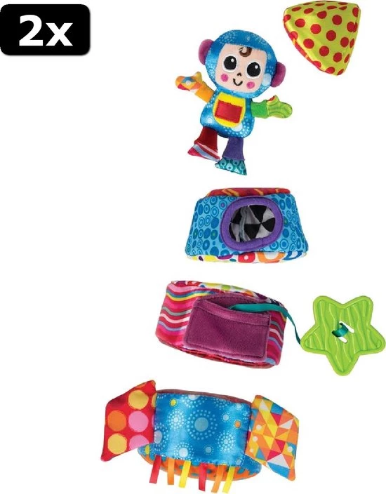 2x Lamaze Stapel Ruimteraket 2 2x Lamaze Stapel Ruimteraket - Afbeelding 2